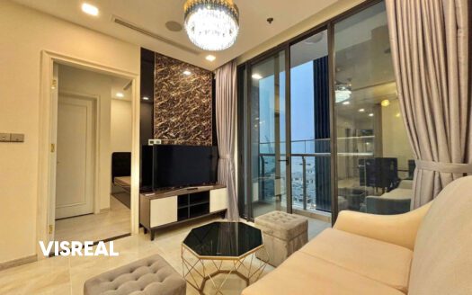 Vinhomes Golden River 2 bedroom rental in Aqua 2 with river view