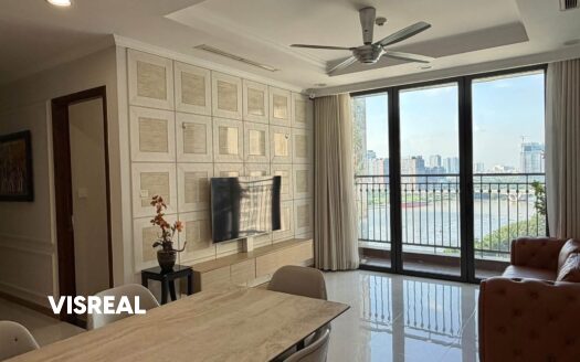 3 bedroom apartment for rent in Vinhomes Central Park – 115 m² furnished