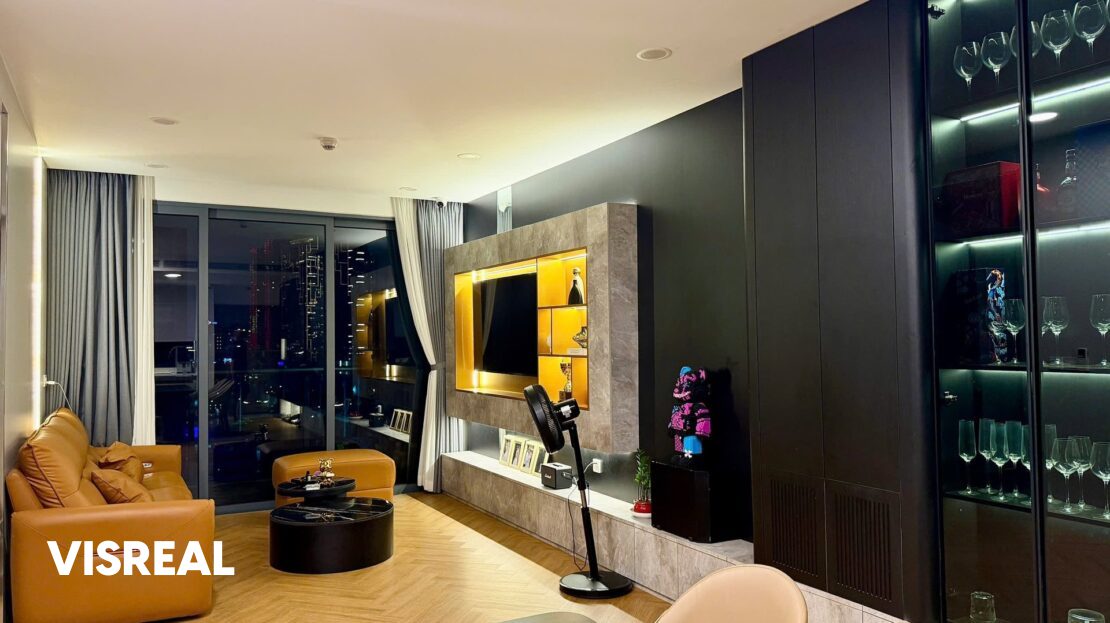 2 bedroom apartment for rent in Sunwah Pearl – 106 m² furnished unit – photo 1