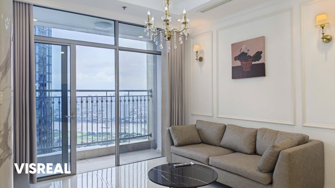 2 bedroom apartment for rent in Vinhomes Central Park – 80 m² Furnished – photo 1
