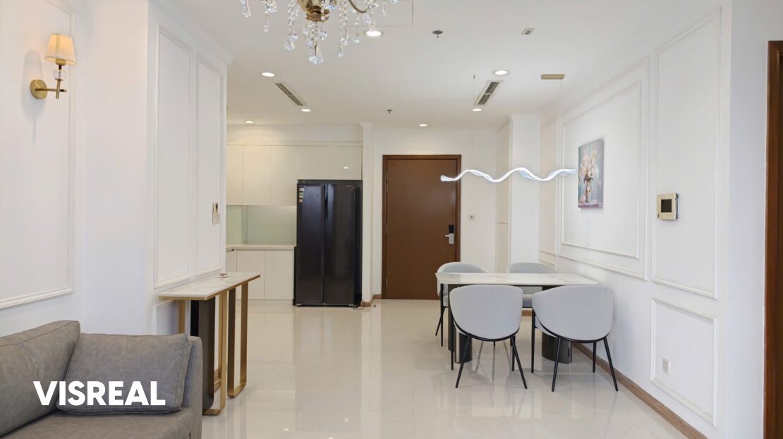 2 bedroom apartment for rent in Vinhomes Central Park – 80 m² Furnished – photo 3