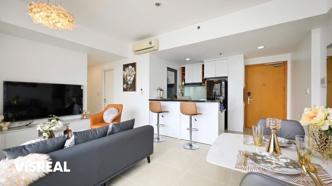 2 bedroom apartment for rent in Masteri Thaodien – Furnished 68 m² home – photo 6