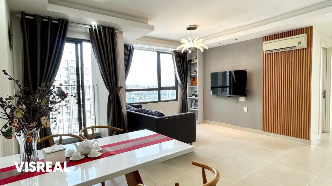 2 bedroom apartment for rent in Masteri Thaodien – 65 m² furnished unit – photo 3