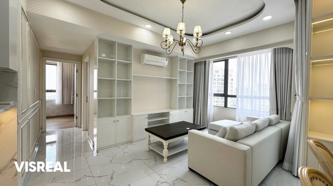2 bedroom apartment for rent in Masteri Thaodien – 64 m² furnished layout – photo 1