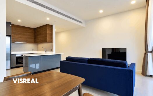 High floor 2 bedroom rental in Nassim Thao Dien – 77m² with city views